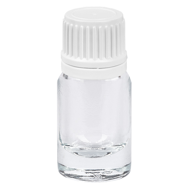 5ml lahvička 11mm šroubovací uzávěr bílý tamper evidentní uzávěr ClearLine UT18/5 5ml lahvička 11mm šroubovací uzávěr bílý tamper evidentní uzávěr ClearLine UT18/5