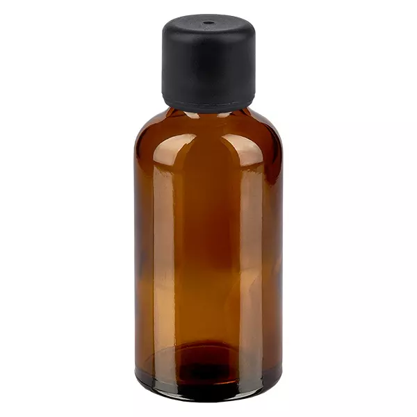 50ml láhev 6mm šroubovací uzávěr černá standard BrownLine UT18/50 50ml láhev 6mm šroubovací uzávěr černá standard BrownLine UT18/50