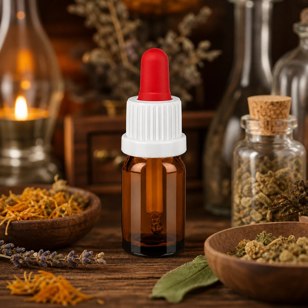 5ml pipetovací láhev bílá/červený uzávěr s ochranou proti manipulaci BrownLine UT18/5 Laborqualität 5ml Pipettenflasche UT18/5 mit dichtem Verschluss für sterile Flüssigkeiten