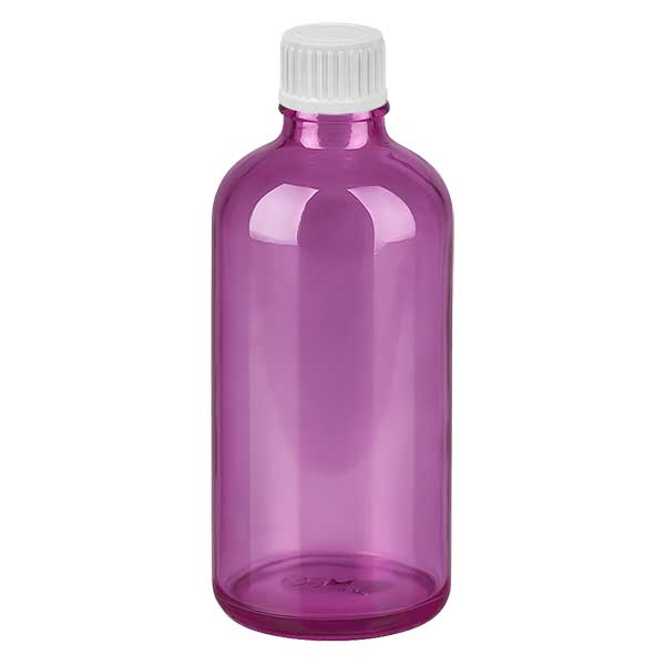 100ml lahvi&#269;ka s kap&#225;tkem 0,9 mm b&#237;l&#225; standardn&#237; PurpleLine UT18/100