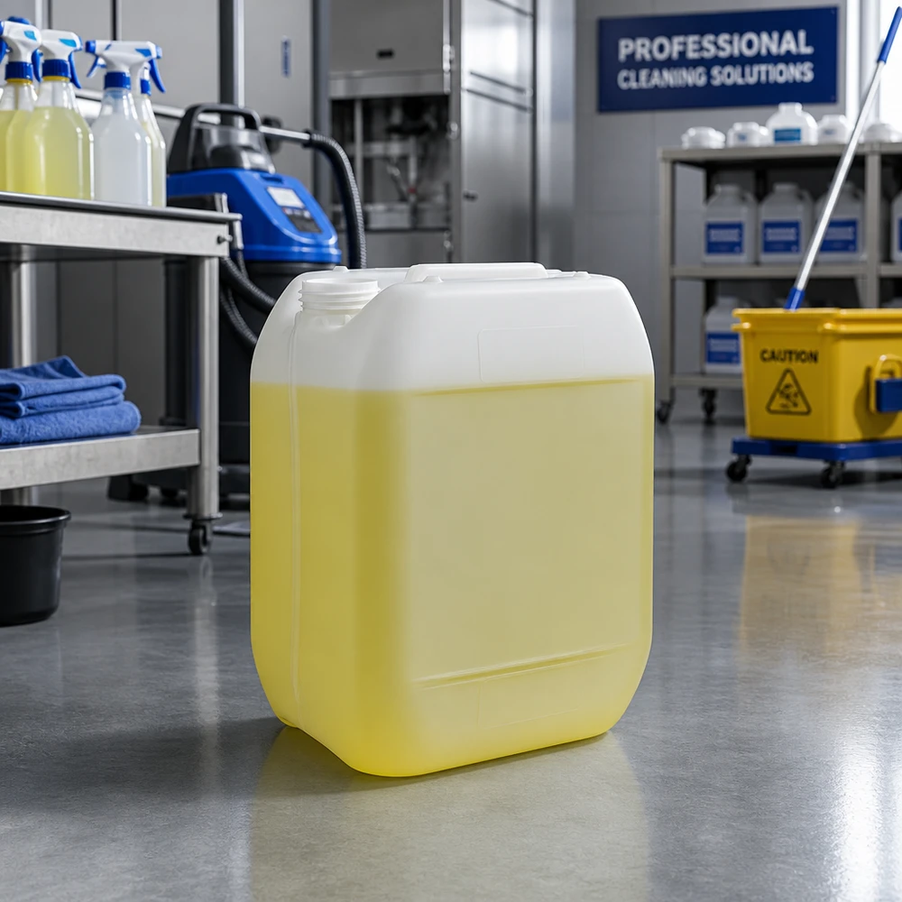 Kanystr 10 litrů bez víčka Kanister 10 Liter ohne Verschluss für Flüssigreiniger in Gastronomie Industrie und Gewerbe