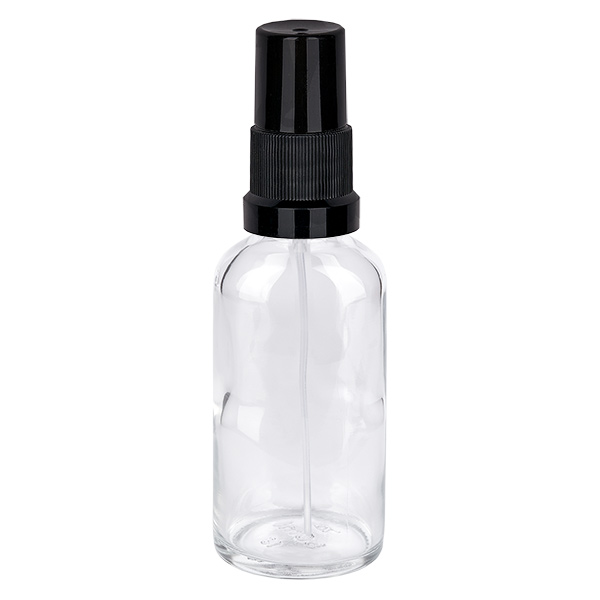 50ml láhev na sprej černá standardní uzávěr ClearLine UT18/50 50ml láhev na sprej černá standardní uzávěr ClearLine UT18/50