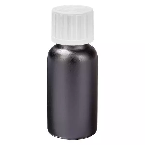 20ml lahvička 11mm šroubovací uzávěr bílý standardní uzávěr s ochranou proti manipulaci BlackLine UT18/20 20ml lahvička 11mm šroubovací uzávěr bílý standardní uzávěr s ochranou proti manipulaci BlackLine UT18/20