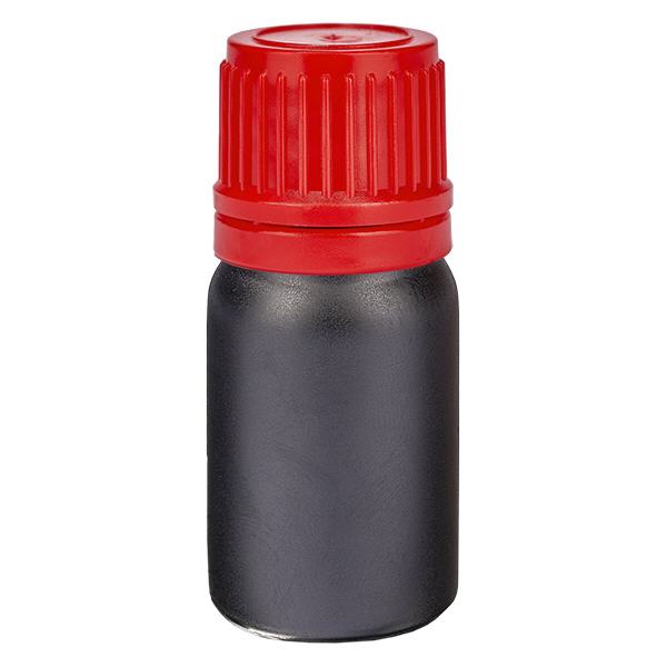 5ml lahvička 11mm šroubovací uzávěr červený uzávěr s ochranou proti manipulaci BlackLine UT18/5 5ml lahvička 11mm šroubovací uzávěr červený uzávěr s ochranou proti manipulaci BlackLine UT18/5