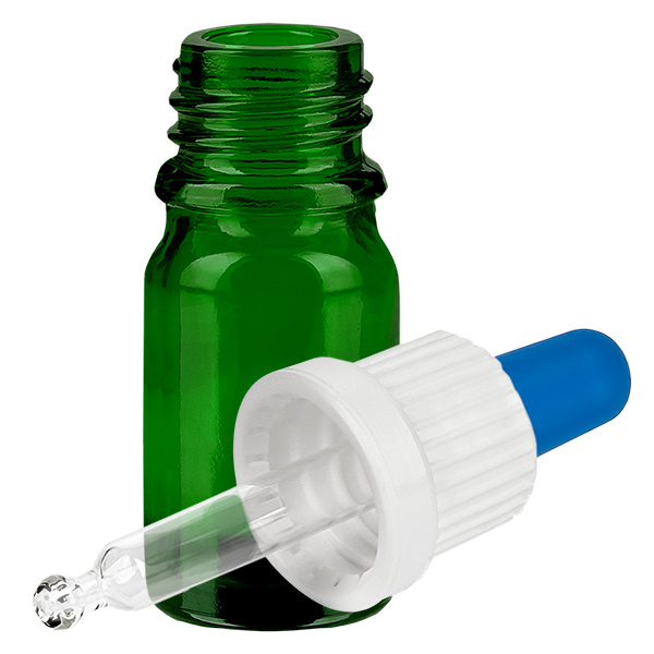 5ml pipetovací láhev bílá/modrý uzávěr s ochranou proti manipulaci GreenLine UT18/5 5ml pipetovací láhev bílá/modrý uzávěr s ochranou proti manipulaci GreenLine UT18/5