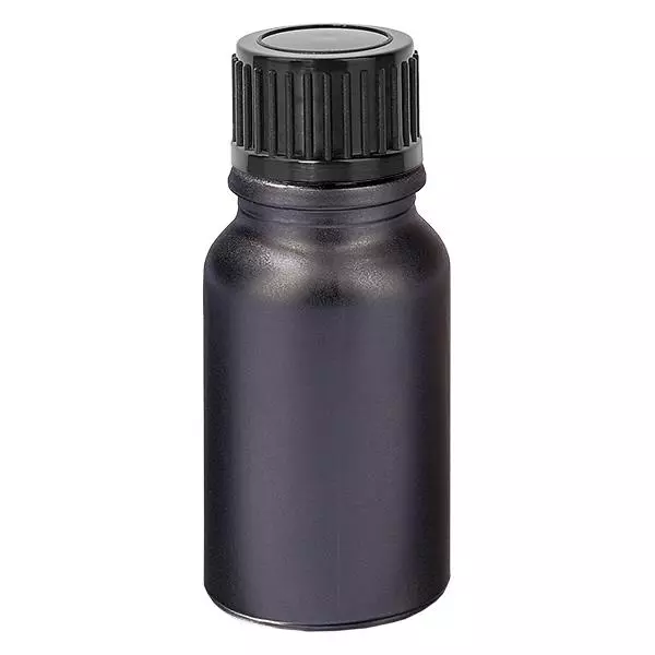 10ml láhev 11mm šroubovací uzávěr černý standard BlackLine UT18/10 10ml láhev 11mm šroubovací uzávěr černý standard BlackLine UT18/10