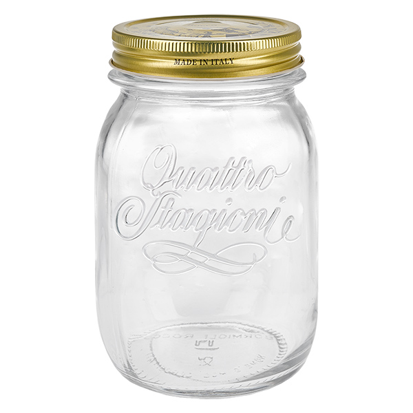 500ml kulat&#225; sklenice &quot;Quattro Stagioni&quot; s v&#237;&#269;kem