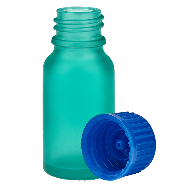 10ml láhev 11mm šroubovací uzávěr modrá Standard GreenLine UT18/10 10ml láhev 11mm šroubovací uzávěr modrá Standard GreenLine UT18/10