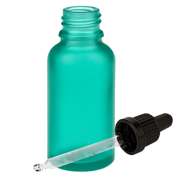 30ml pipetovací láhev černá s tamper-evidentním uzávěrem GreenLine UT18/30