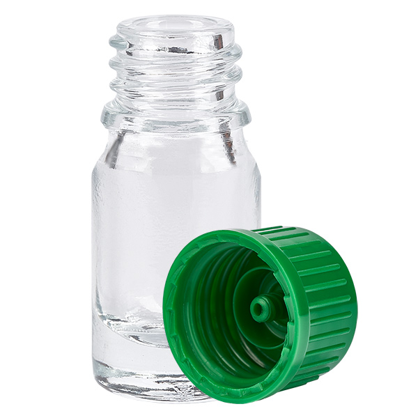 5ml láhev 11mm šroubovací uzávěr zelená Standard ClearLine UT18/5 5ml láhev 11mm šroubovací uzávěr zelená Standard ClearLine UT18/5