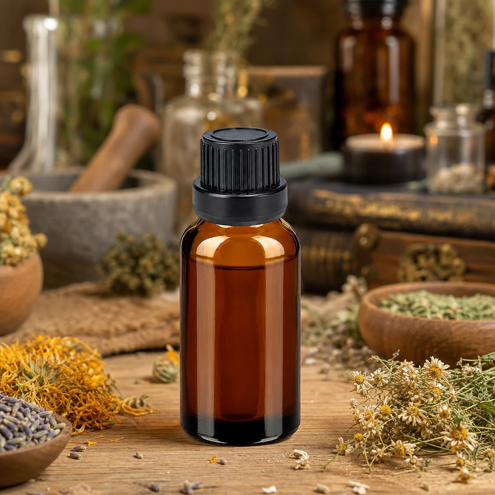 10ml lahvička s kapátkem 2mm černá tamper-evidentní uzávěr BrownLine UT18/10 Umweltfreundliche 10ml Glasflasche wiederverwendbar mit schwarzem Tropfverschluss für Nachhaltigkeit