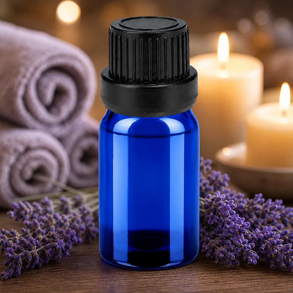 Platzsparende 5ml Tropfflasche in elegantem Blau perfekt für Reise und mobile Anwendung