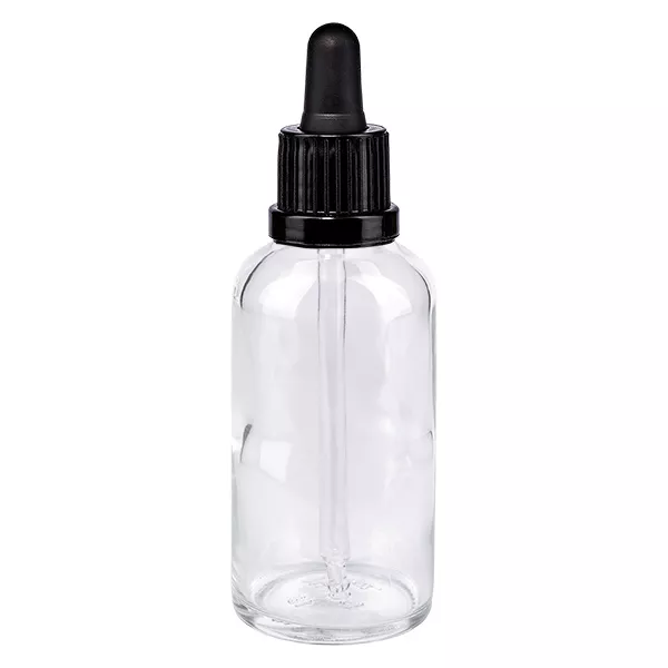 50ml pipetovací láhev černý uzávěr s ochranou proti manipulaci ClearLine UT18/50