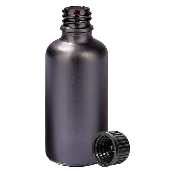 50ml láhev 11mm šroubovací uzávěr černý standard BlackLine UT18/50 50ml láhev 11mm šroubovací uzávěr černý standard BlackLine UT18/50