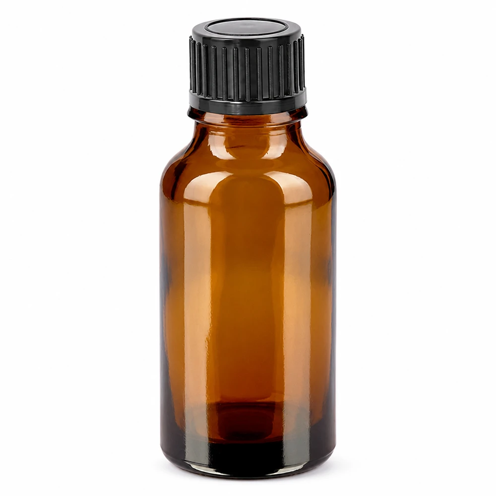 20ml láhev 11mm šroubovací uzávěr černá Standard BrownLine UT18/20 20ml BrownLine Flasche mit 11mm Standardgewinde ideal für DIY Kosmetik und Öle
