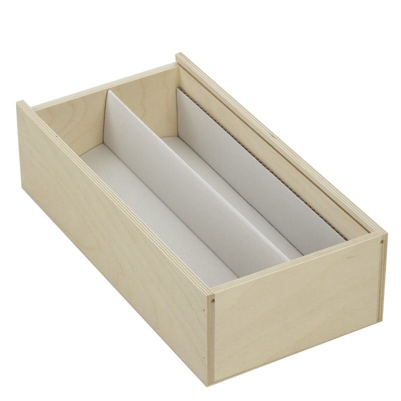 Dřevěná krabička s posuvným víkem 36x18x10cm (na láhve) Dřevěná krabička s posuvným víkem 36x18x10cm (na láhve)
