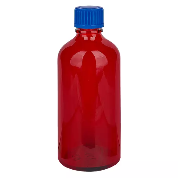 100ml láhev 11mm šroubovací uzávěr modrá Standard RedLine UT18/100