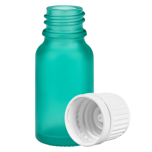10ml lahvička 11mm šroubovací uzávěr bílý tamper evidentní uzávěr GreenLine UT18/10 10ml lahvička 11mm šroubovací uzávěr bílý tamper evidentní uzávěr GreenLine UT18/10