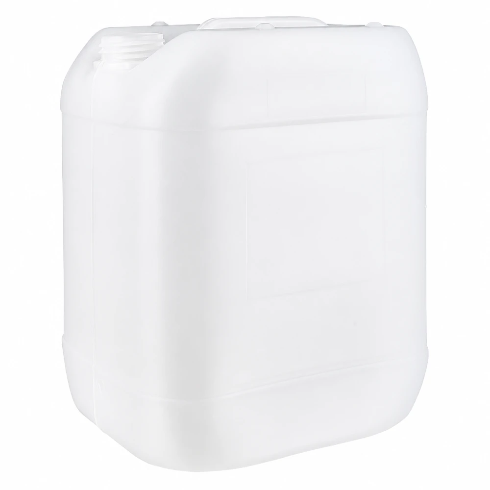 Kanystr 20 litrů bez uzávěru Großer weißer Leerkanister 20 Liter ohne Deckel aus lebensmittelechtem HDPE Kunststoff