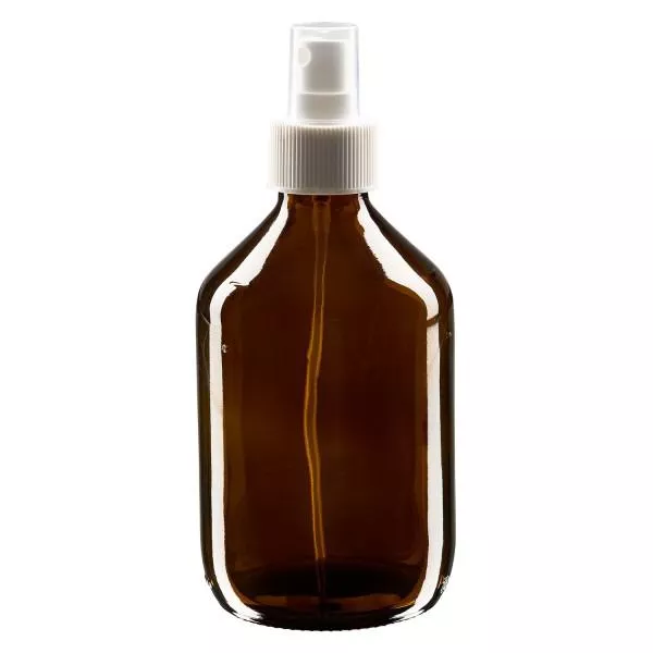 300ml lahvička na léky hnědá, s rozprašovačem s pumpičkou bílá ApoGlas 300ml lahvička na léky hnědá, s rozprašovačem s pumpičkou bílá ApoGlas