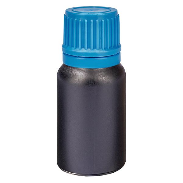 10ml lahvička 11mm šroubovací uzávěr modrý uzávěr s ochranou proti manipulaci BlackLine UT18/10 10ml lahvička 11mm šroubovací uzávěr modrý uzávěr s ochranou proti manipulaci BlackLine UT18/10