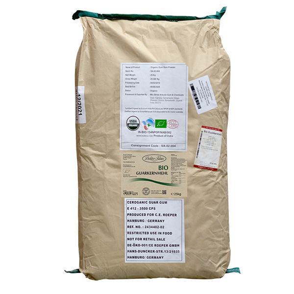 Guarov&#225; guma bio 25kg Doktor-Klaus voln&#283; lo&#382;en&#233; balen&#237;.