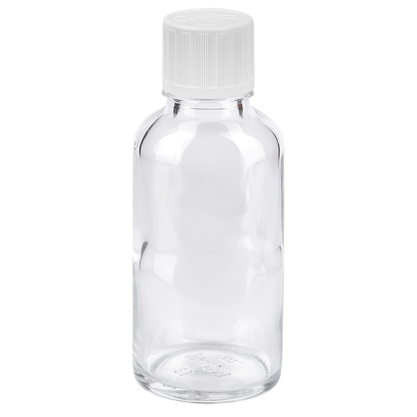 30ml lahvi&#269;ka s kap&#225;tkem 1,2mm b&#237;l&#225; standardn&#237; uz&#225;v&#283;r odoln&#253; proti otev&#345;en&#237; d&#283;tmi ClearLine UT18/30