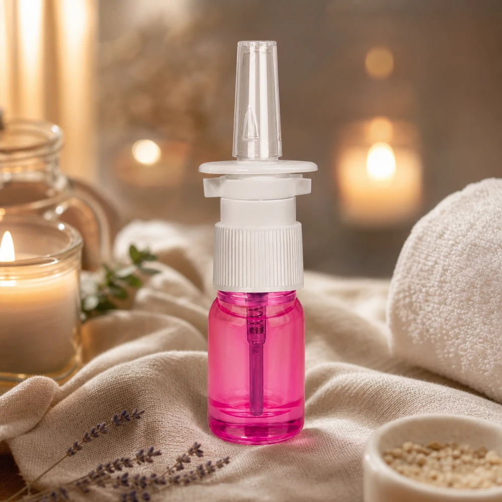 Sterile 5ml Nasensprayflasche mit STD-Verschluss für pharmazeutische und homöopathische Präparate