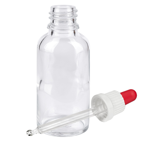 50ml pipetovací lahvička bílá/červená s uzávěrem proti neoprávněné manipulaci ClearLine UT18/50 50ml pipetovací lahvička bílá/červená s uzávěrem proti neoprávněné manipulaci ClearLine UT18/50