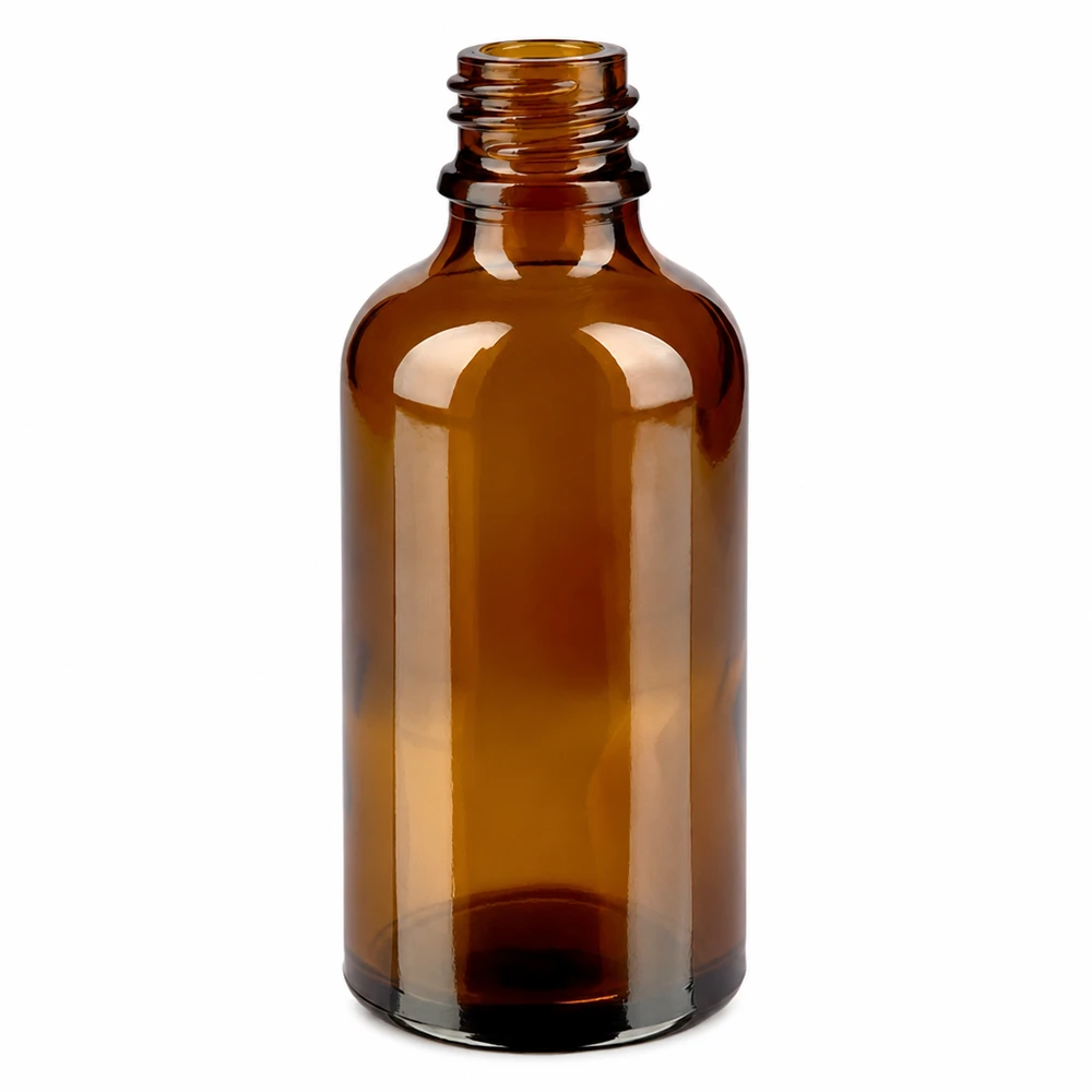 Professionelle Apothekerflasche braun 50ml für pharmazeutische Anwendungen