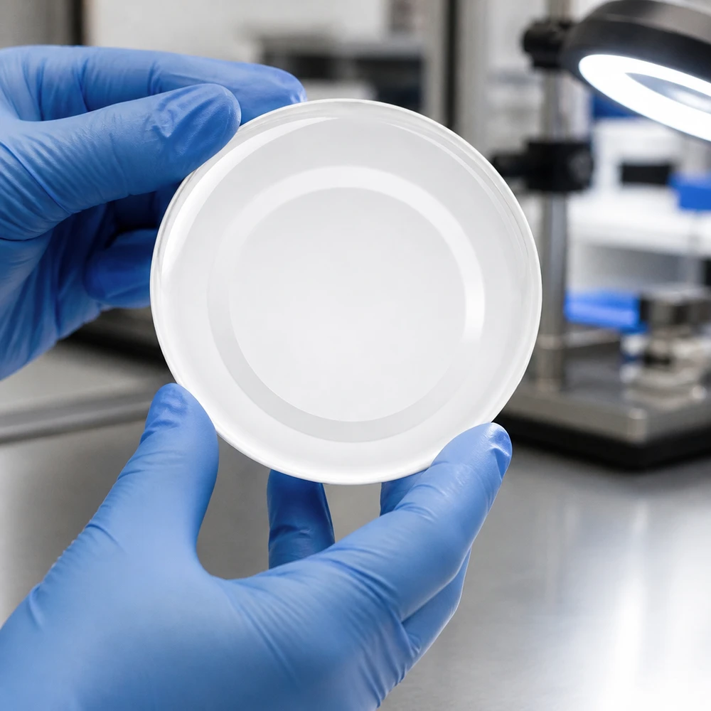 48mm víko BasicSeal bílé (TO48) UNiTWIST Laboratorní rukavice drží před mikroskopem bílé víčko BasicSeal TO48 o průměru 48 mm od společnosti UNiTWIST