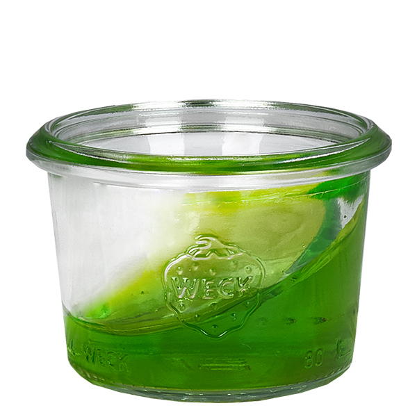 Sada 48 sklenic Weck o objemu 80 ml.