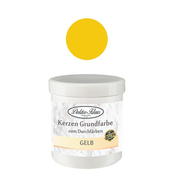 Z&#225;kladov&#225; barva na sv&#237;&#269;ky Doktor-Klaus &#382;lut&#225;, 7gr, v plechovce