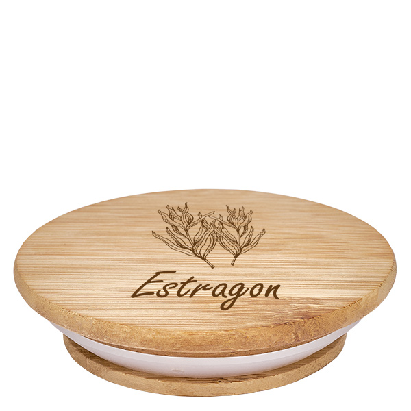 Couvercle en bois "Estragon" pour WECK RR60 Couvercle en bois "Estragon" pour WECK RR60