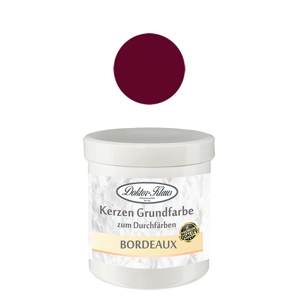 Z&#225;kladov&#225; barva na sv&#237;&#269;ky Doktor-Klaus Bordeaux, 7gr, v plechovce.