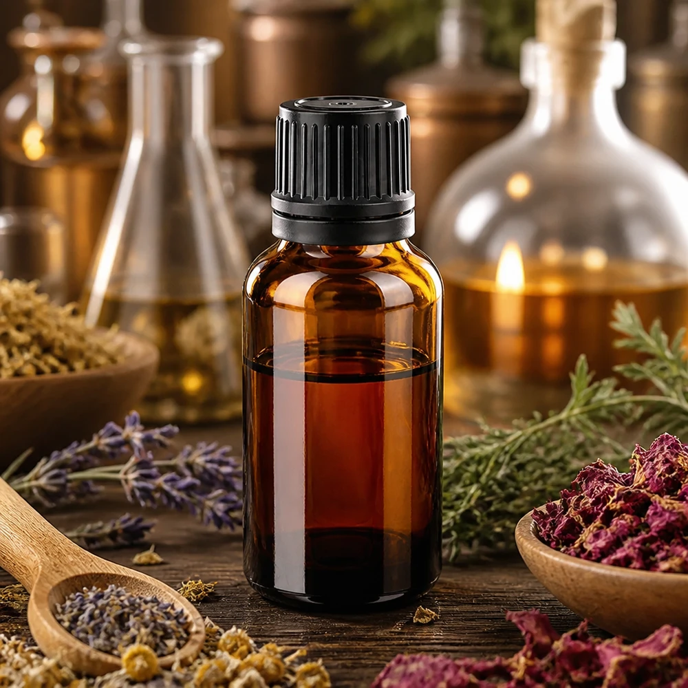 20ml láhev 11mm šroubovací uzávěr černá se zajištěním proti manipulaci BrownLine UT18/20 20ml BrownLine Flasche mit SV-Verschluss für DIY-Kosmetik und selbstgemachte Heilmittel
