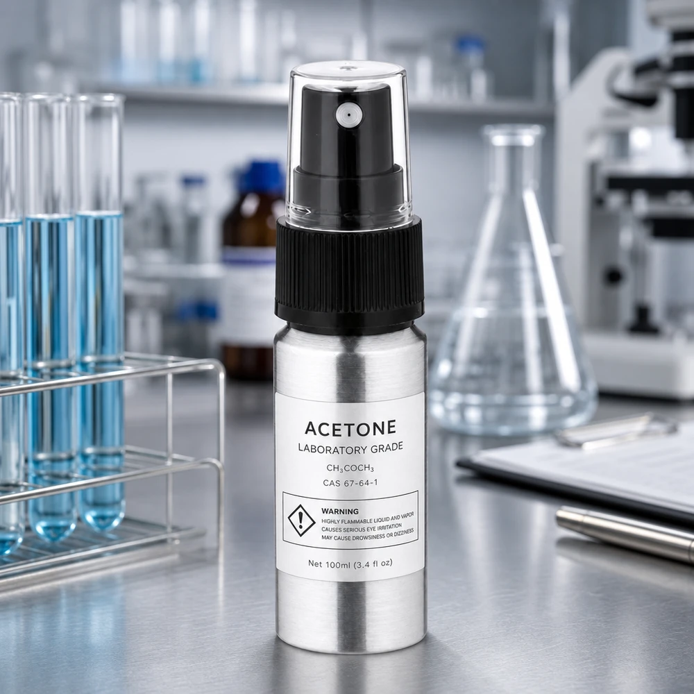 Wiederverwendbare 20ml Aluflasche - nachhaltige Alternative zu Plastikflaschen mit Spray
