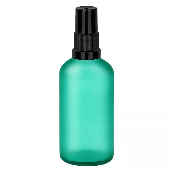 100ml lahvička s rozprašovačem černá standardní uzávěr GreenLine UT18/100 100ml lahvička s rozprašovačem černá standardní uzávěr GreenLine UT18/100