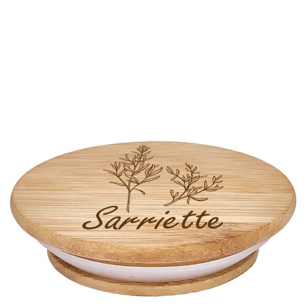 Couvercle en bois "sarriette" pour WECK RR60 Couvercle en bois "sarriette" pour WECK RR60