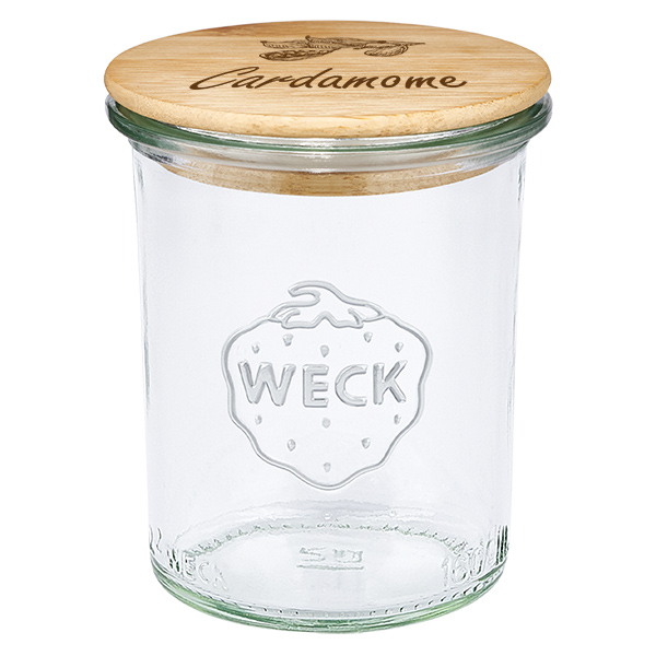 Pánev z bois "Cardamome" s verre WECK 160ml Pánev z bois "Cardamome" s verre WECK 160ml