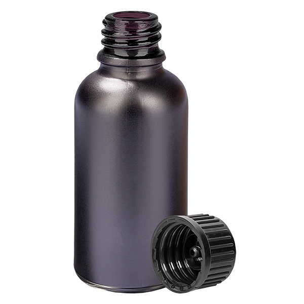 30ml láhev 11mm šroubovací uzávěr černý standard BlackLine UT18/30 30ml láhev 11mm šroubovací uzávěr černý standard BlackLine UT18/30