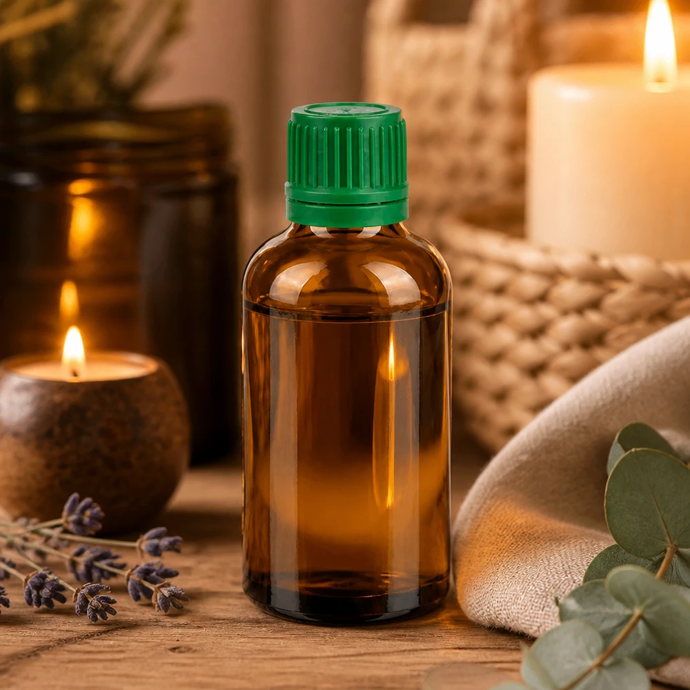 Vielseitige 50ml Glasflasche geeignet für Parfums Tinkturen Öle und kosmetische Produkte