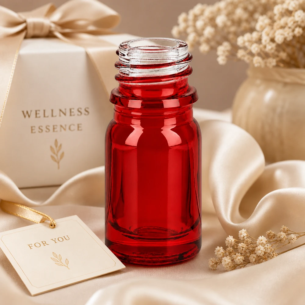 5ml lékárenská lahvička RedLine UT18/5 UNiTWIST Vielseitige 5ml RedLine Glasflasche UT18/5 mit UNiTWIST System für Wellness und Kosmetik