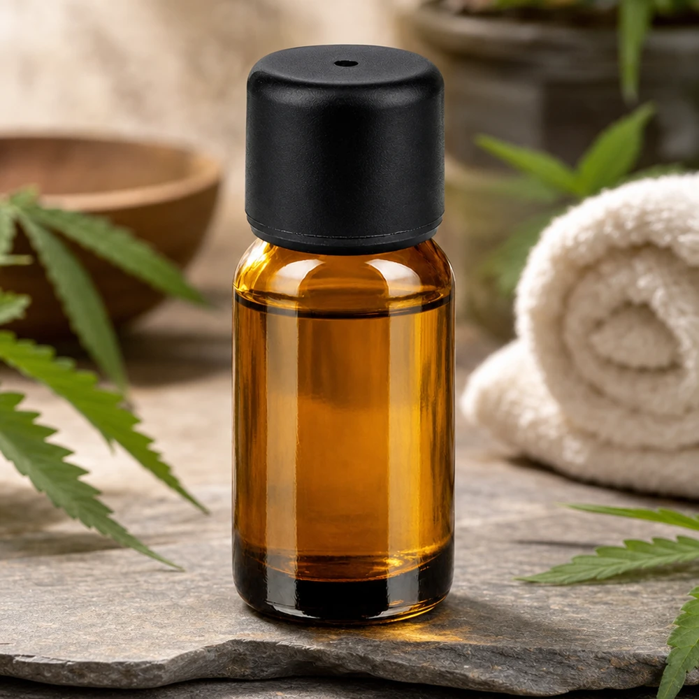 Robuste 10ml Braunglasflasche mit schwarzem Schraubverschluss für professionelle Anwendung