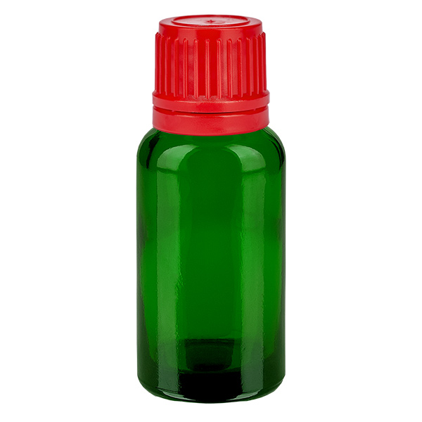 20ml lahvička 11mm šroubovací uzávěr červený tamper-evidentní uzávěr GreenLine UT18/20 20ml lahvička 11mm šroubovací uzávěr červený tamper-evidentní uzávěr GreenLine UT18/20