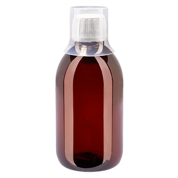 PET láhev 250ml s bílým uzávěrem proti neoprávněné manipulaci + kelímek. PET láhev 250ml s bílým uzávěrem proti neoprávněné manipulaci + kelímek.