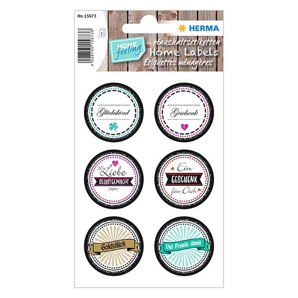 Samolepka &quot;Goldst&#252;ck&quot; (12 samolepek se t&#345;pytkami) &#248;34mm