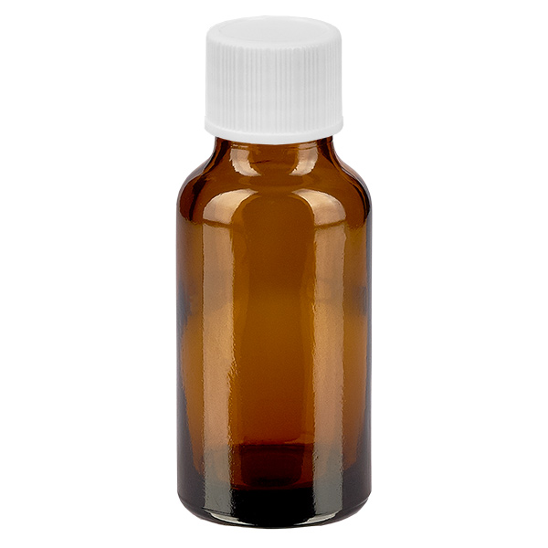 20ml l&#225;hev se &#353;roubovac&#237;m uz&#225;v&#283;rem 11 mm b&#237;l&#225; Standard BrownLine UT18/20