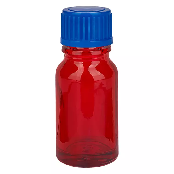 10ml láhev s 11mm šroubovacím uzávěrem modrá Standard RedLine UT18/10 10ml láhev s 11mm šroubovacím uzávěrem modrá Standard RedLine UT18/10