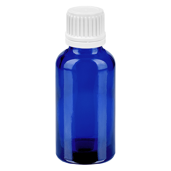 30ml l&#225;hev 11mm &#353;roubovac&#237; uz&#225;v&#283;r b&#237;l&#253; uz&#225;v&#283;r s ochranou proti manipulaci BlueLine UT18/30